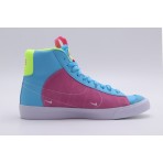 Nike Blazer Mid 77 Παιδικά Sneakers Γαλάζια, Λευκά, Κίτρινα