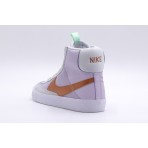 Nike Blazer Mid 77 Παιδικά Sneakers Μωβ, Γκρι, Μπρονζέ