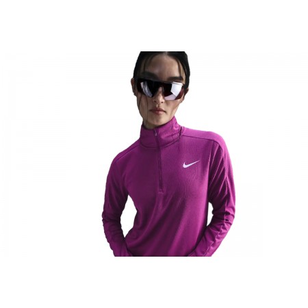 Nike Dri-Fit Pacer Μπλούζα Με Φερμουάρ Γυναικεία 