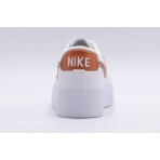 Nike Blazer Low Platform Γυναικεία Sneakers Λευκά, Πορτοκαλί