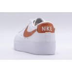 Nike Blazer Low Platform Γυναικεία Sneakers Λευκά, Πορτοκαλί