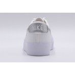 Nike Blazer Low Platform Γυναικεία Sneakers Λευκά, Ασημί