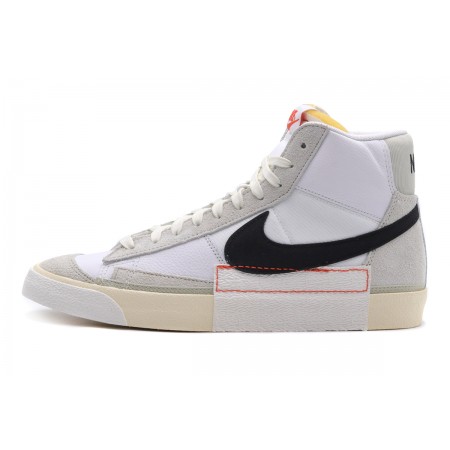 Nike Pro Club Mid Ανδρικά Sneakers Λευκά, Γκρι, Μαύρα