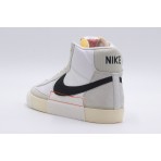 Nike Pro Club Mid Ανδρικά Sneakers Λευκά, Γκρι, Μαύρα