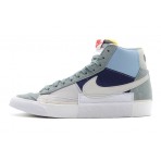 Nike Pro Club Mid Ανδρικά Sneakers Γκρι, Γαλάζια, Μπλε, Λευκά