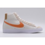 Nike Blazer Mid 77 EMB Ανδρικά Sneakers Λευκά, Μπεζ, Πορτοκαλί