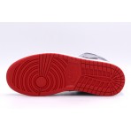 Jordan Air 1 Bred Shadow Mid Sneakers Μαύρα, Γκρι, Λευκά, Κόκκινα