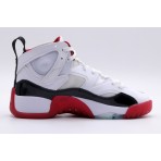 Jordan Jumpman Two Trey Παιδικά Sneakers Λευκά, Μαύρα, Κόκκινα