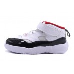 Jordan Jumpman Two Trey Βρεφικά Sneakers Λευκά, Μαύρα, Κόκκινα