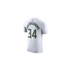 Nike Nba Milwaukee Bucks Giannis Antetokounmpo T-Shirt Ανδρικό (DR6385 106)