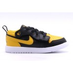 Jordan Air 1 Yellow Ochre Low Βρεφικά Sneakers Μαύρα, Κίτρινα, Λευκά