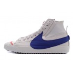 Nike Blazer Mid 77 Jumbo Ανδρικά Sneakers Λευκά, Μπλε