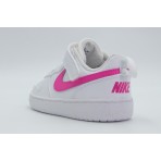 Nike Court Borough Low Recraft Βρεφικά Sneakers Λευκά, Φούξια