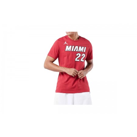 Jordan NBA Miami Heat Jimmy Butler Ανδρικό Κοντομάνικο T-Shirt
