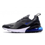 Nike Air Max 270 Ανδρικά Sneakers Γκρι, Μαύρα, Λευκά, Μπλε