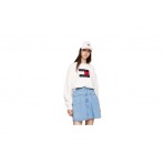 Tommy Jeans Center Flag Sweater Ext Μπλούζα Με Λαιμόκοψη Γυναικεία (DW0DW17248 YBH)