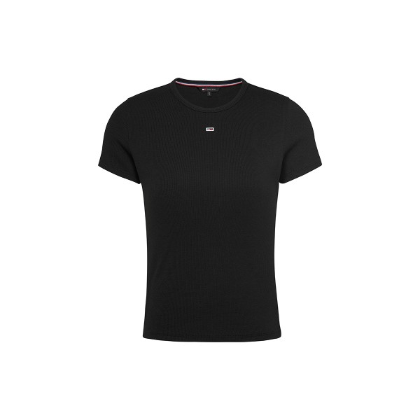 Tommy Jeans Slim Essential Rib Ss T-Shirt Γυναικείο (DW0DW17383 BDS)