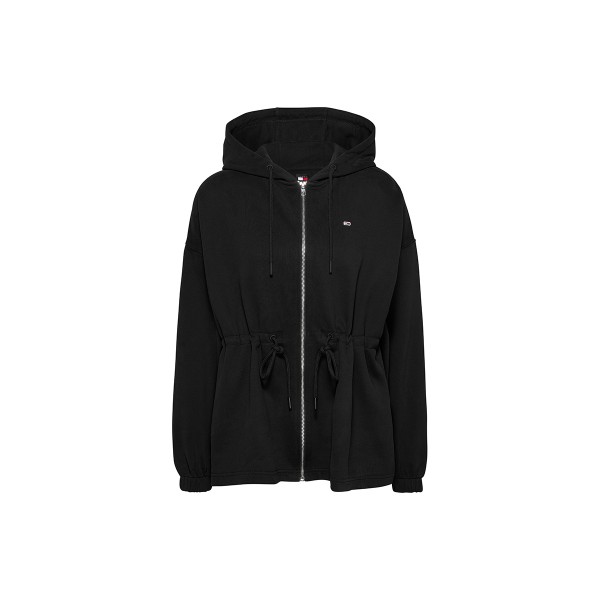 Tommy Jeans Tjw Ovs Zip Thru Hoodie Ζακέτα Βαμβακερή Γυναικεία (DW0DW18376 BDS)