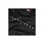 Tommy Jeans Γυναικείο Κοντομάνικο T-Shirt Μαύρο