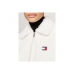 Tommy Jeans Faux Fur Γυναικεία Συνθετική Γούνα Λευκή