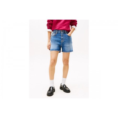 Tommy Jeans Denim Mom Bi0134 Σορτς Τζιν Γυναικείο 