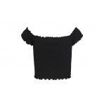 Tommy Jeans Smock Crop Top Κοντομάνικο Γυναικείο (DW0DW20238 BDS)