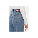 Tommy Jeans Claire Γυναικείο Wide Leg Τζιν Παντελόνι Μπλε