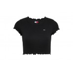 Tommy Jeans Tjw Sh Slim Babylock Ext T-Shirt Γυναικείο (DW0DW20623 BDS)