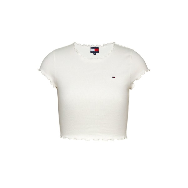 Tommy Jeans Tjw Sh Slim Babylock Ext T-Shirt Γυναικείο (DW0DW20623 YBL)