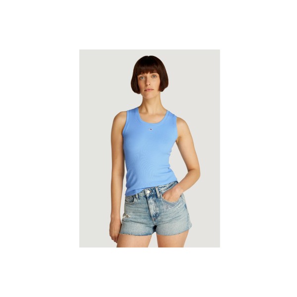 Tommy Jeans Essential Rib Tank Ext Μπλούζα Αμάνικη Γυναικεία (DW0DW20673 C12)