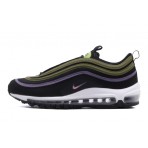 Nike Air Max 97 Παιδικά Sneakers Μαύρα, Λαδί, Μωβ, Λευκά