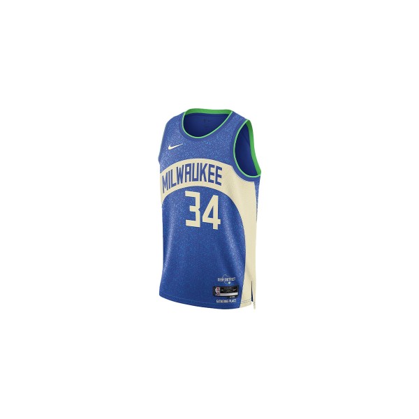 Nike Milwaukee Bucks Antetokounmpo Φανέλα Nba City Edition (DX8509 407)