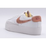 Nike Blazer Low Platform Γυναικεία Sneakers Λευκά, Σάπιο Μήλο