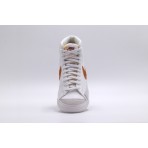 Nike Blazer Mid 77 Γυναικεία Sneakers Λευκά, Πορτοκαλί