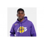 Nike NBA Los Angeles Lakers Ανδρικό Φούτερ με Κουκούλα Μωβ