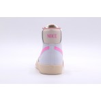 Nike Blazer Mid 77 Παιδικά Sneakers Λευκά, Ροζ