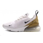 Nike Air Max 270 Γυναικεία Sneakers Λευκά, Χρυσά