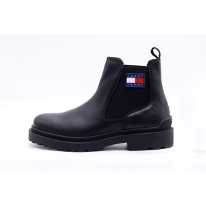 Tommy Jeans Leather Chelsea Boot Μποτάκια (EM0EM01448 BDS)