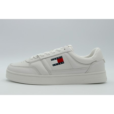 Tommy Jeans The Greenwich Essential Ανδρικά Sneakers Λευκά