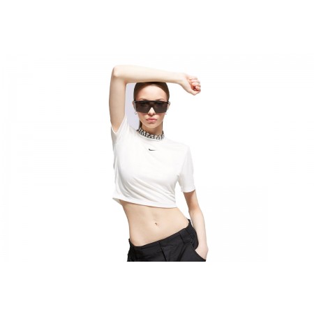 Nike Sportswear Essential Γυναικεία Κοντομάνικη Crop Top Μπλούζα