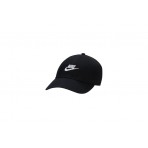 Nike Club Unisex Καπέλο Strapback Μαύρο, Λευκό