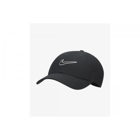 Nike Club Unstructured Swoosh Unisex Καπέλο Strapback Μαύρο