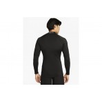 Nike Pro Fitness Dri-FIT Ανδρική Μακρυμάνικη Μπλούζα Μαύρη