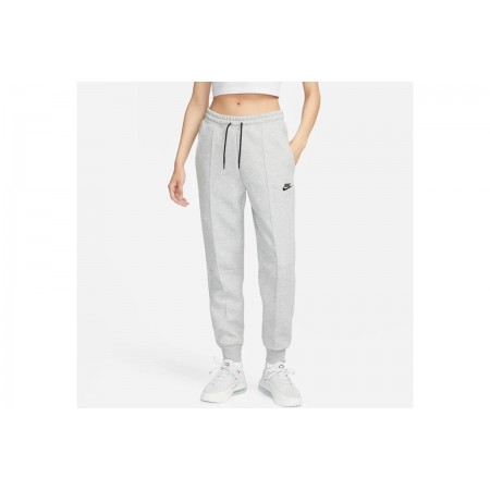 Nike Sportswear Tech Fleece Γυναικείο Παντελόνι Φόρμας Γκρι