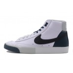 Nike Blazer Mid 77 PRM Ανδρικά Sneakers Λευκά, Μαύρα, Γκρι