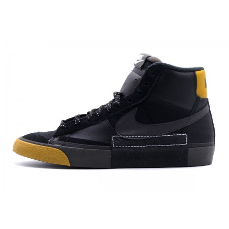 Nike Pro Club Mid Ανδρικά Sneakers Μαύρα, Μουσταρδί