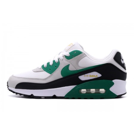 Nike Air Max 90 Ανδρικά Sneakers Λευκά, Πράσινα, Γκρι, Μαύρα