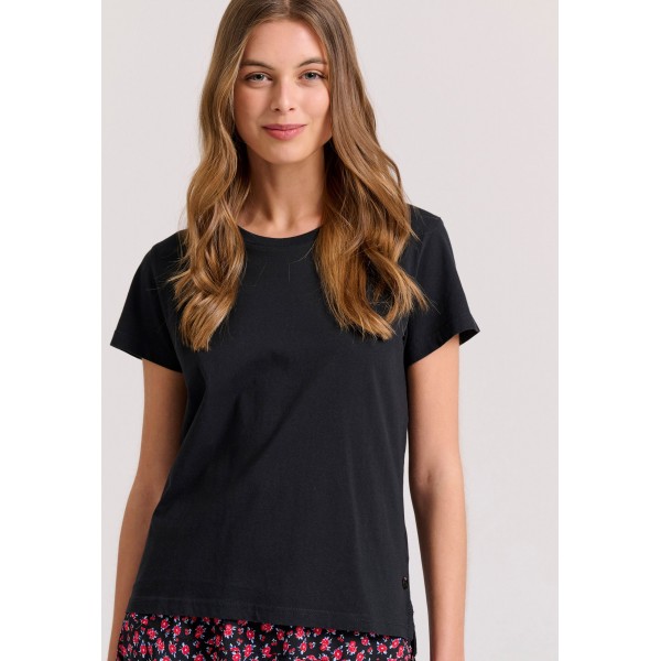 Funky Buddha T-Shirt Γυναικείο (FBL009-103-04-BLACK)