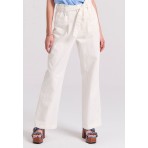 Funky Buddha Παντελόνα Γυναικεία (FBL009-166-02-OFF-WHITE)