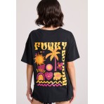 Funky Buddha Γυναικείο Κοντομάνικο T-Shirt